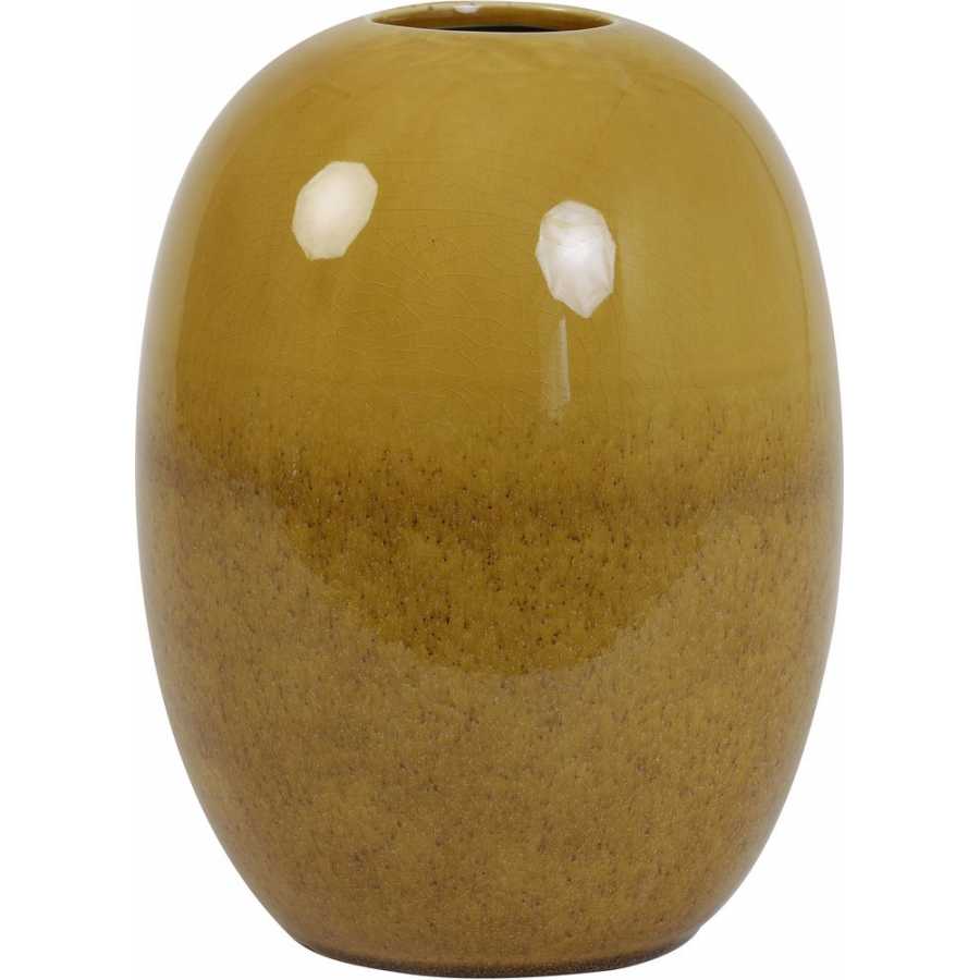 Light and Living Biacco Vase - Yellow - Medium