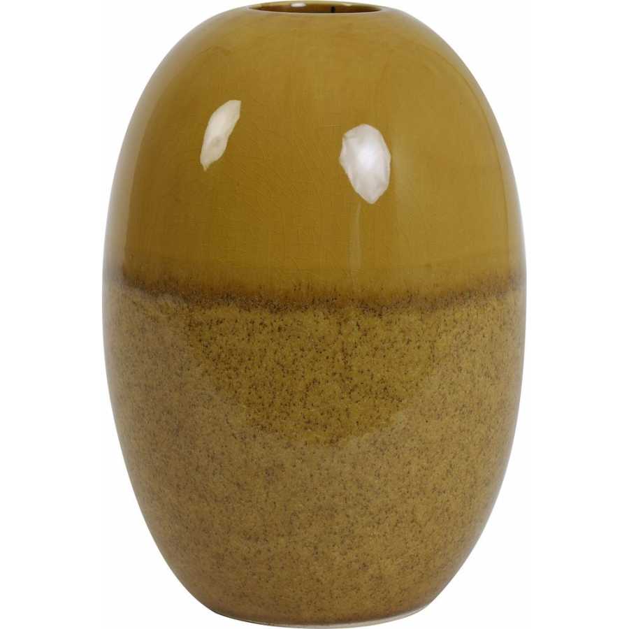 Light and Living Biacco Vase - Yellow - Large