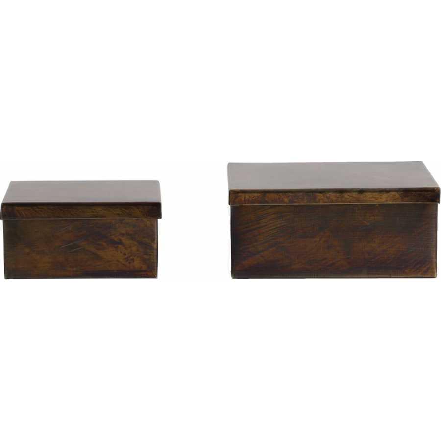 Light and Living Loberio Storage Boxes - Set of 2