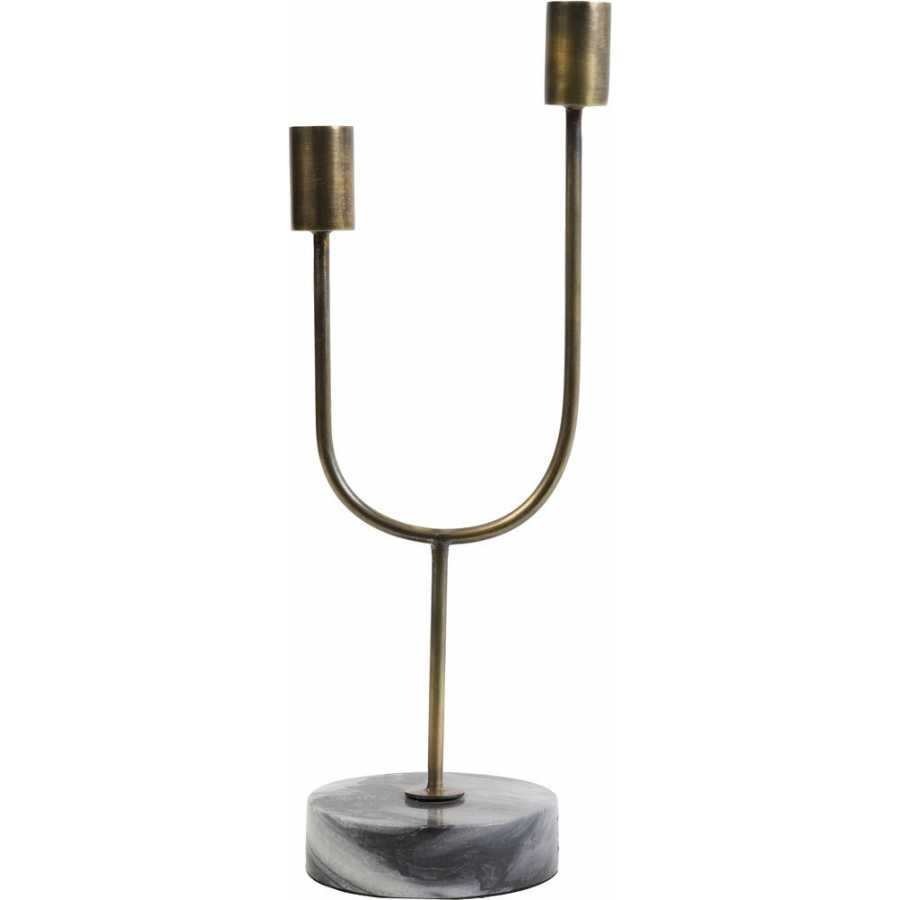 Light and Living Florike Candle Holder - Grey