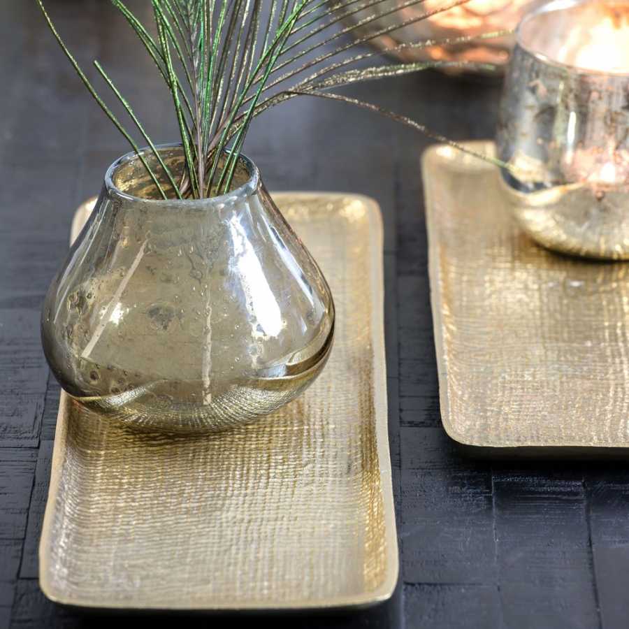 Light and Living Burly Tray - Bronze
