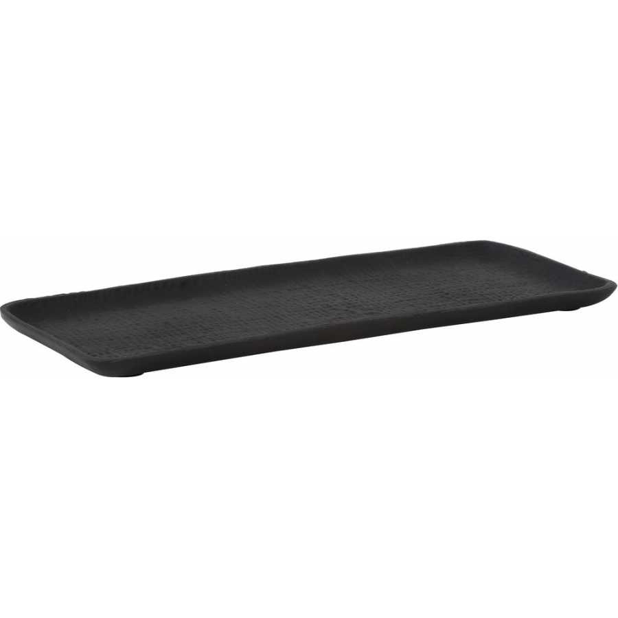 Light and Living Burly Tray - Black - Small