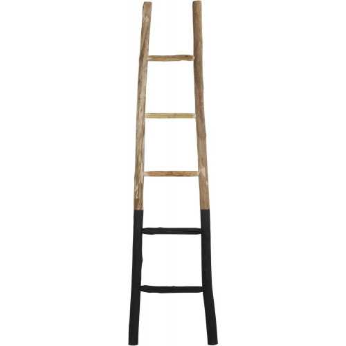 Light and Living Sten Tall Towel Ladder - Black