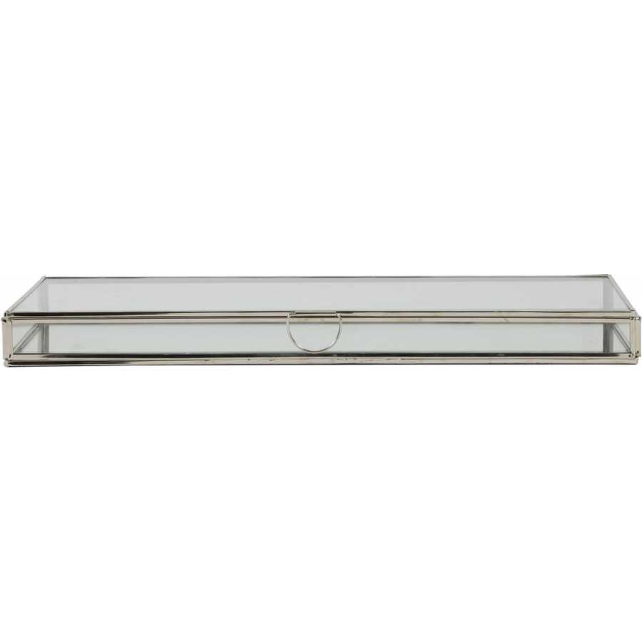 Light and Living Mirina Rectangular Storage Box - Silver