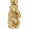 Light and Living Monkey Candle Holder - Gold