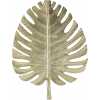 Light and Living Leaf Wall Ornament - Gold