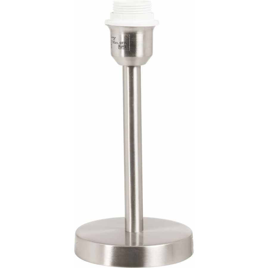Light and Living Washington Mini Table Lamp Base - Silver