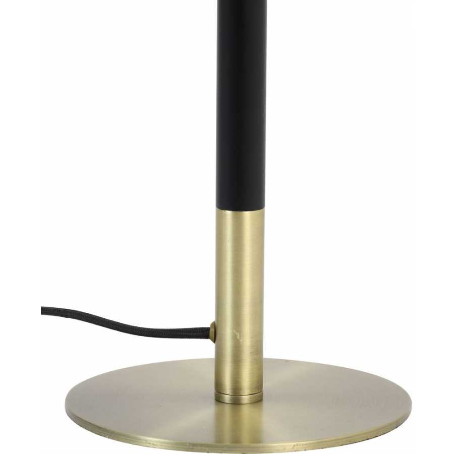 Light and Living Rodrigo Short Table Lamp Base - Black & Brass