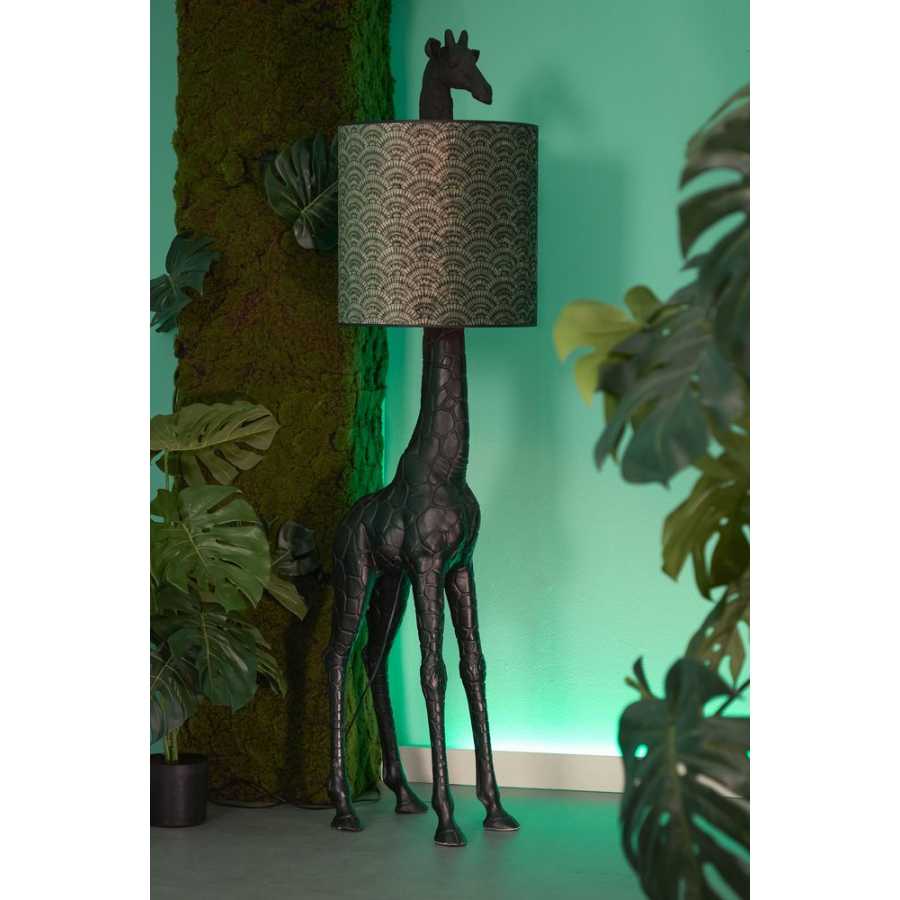Light and Living Giraffe Floor Lamp - Black