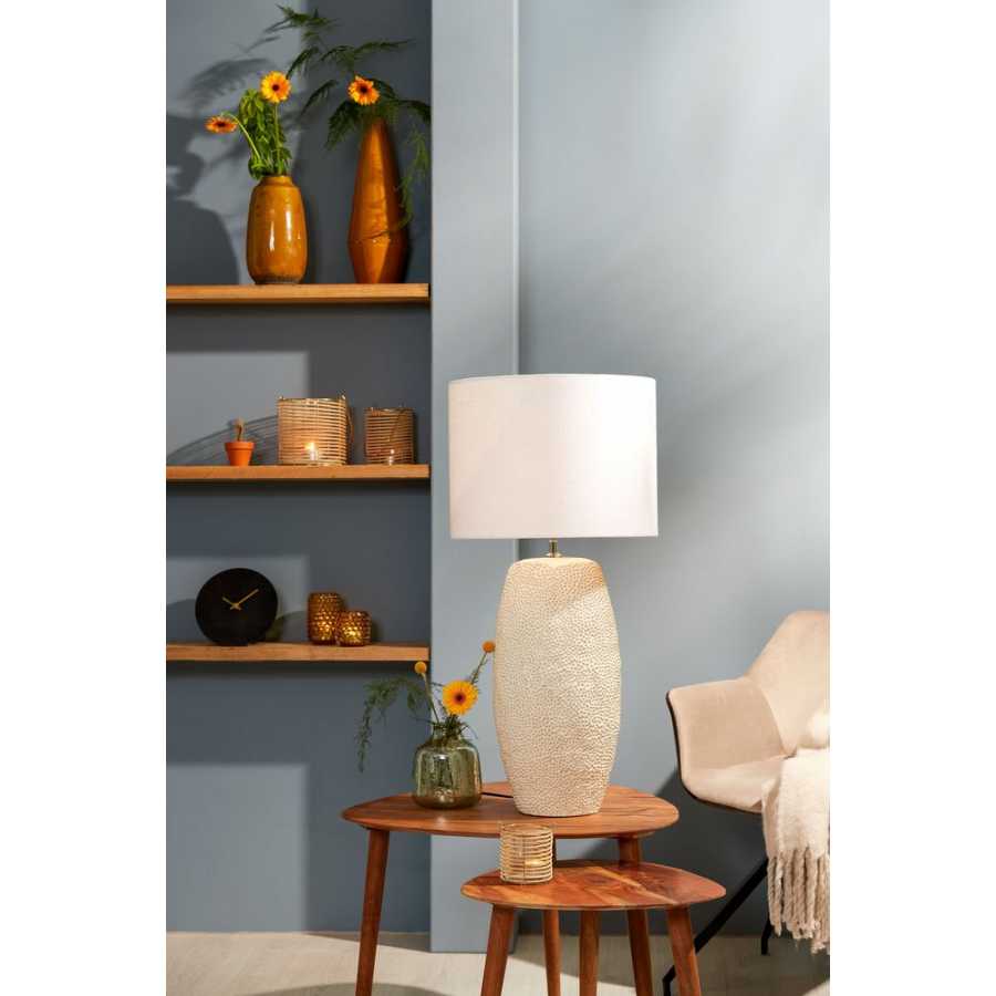 Light and Living Kyara Table Lamp Base - White - Large