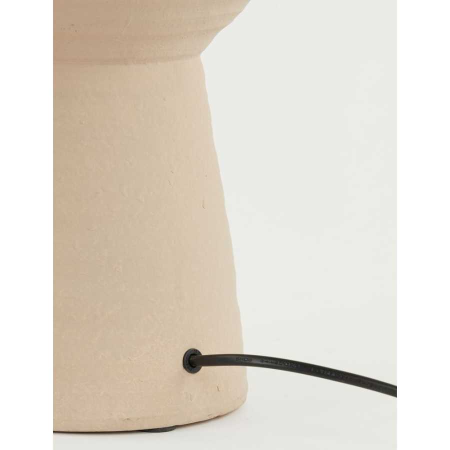 Light and Living Ayla Lamp Bases - Peach - Large