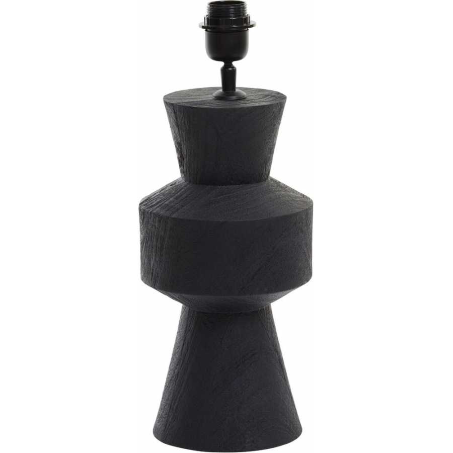 Light and Living Gregor Table Lamp Base - Black - Small