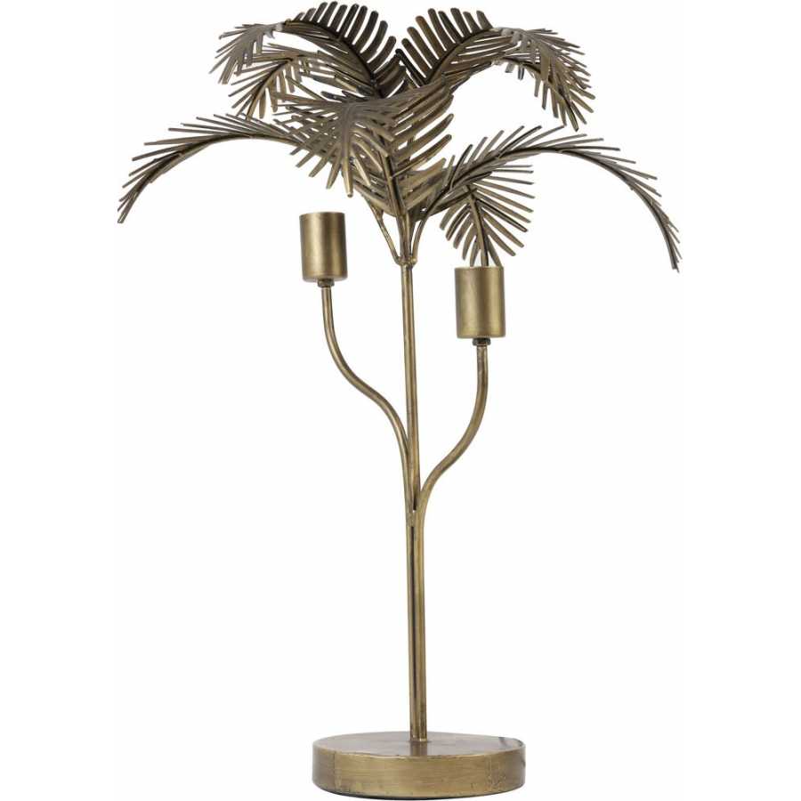Light and Living Palm Table Lamp