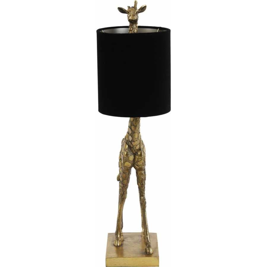 Light and Living Giraffe Table Lamp - Bronze - Small