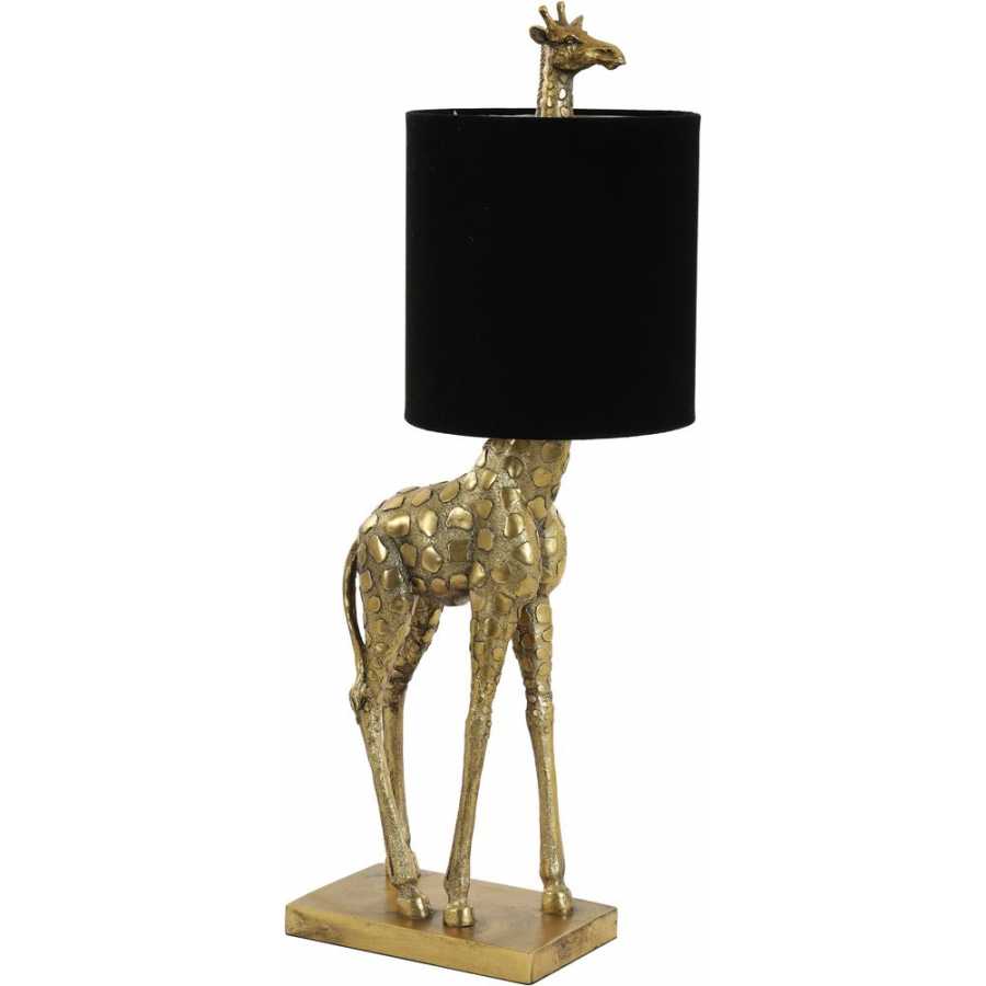 Light and Living Giraffe Table Lamp - Bronze - Large