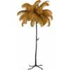 Light and Living Feather Floor Lamp - Brown