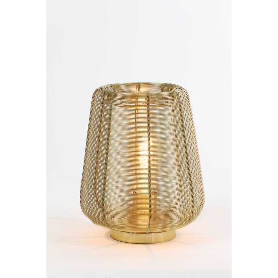 Light and Living Adeta Table Lamp - Gold - Small