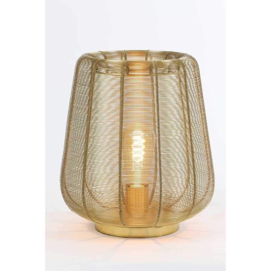 Light and Living Adeta Table Lamp - Gold - Large