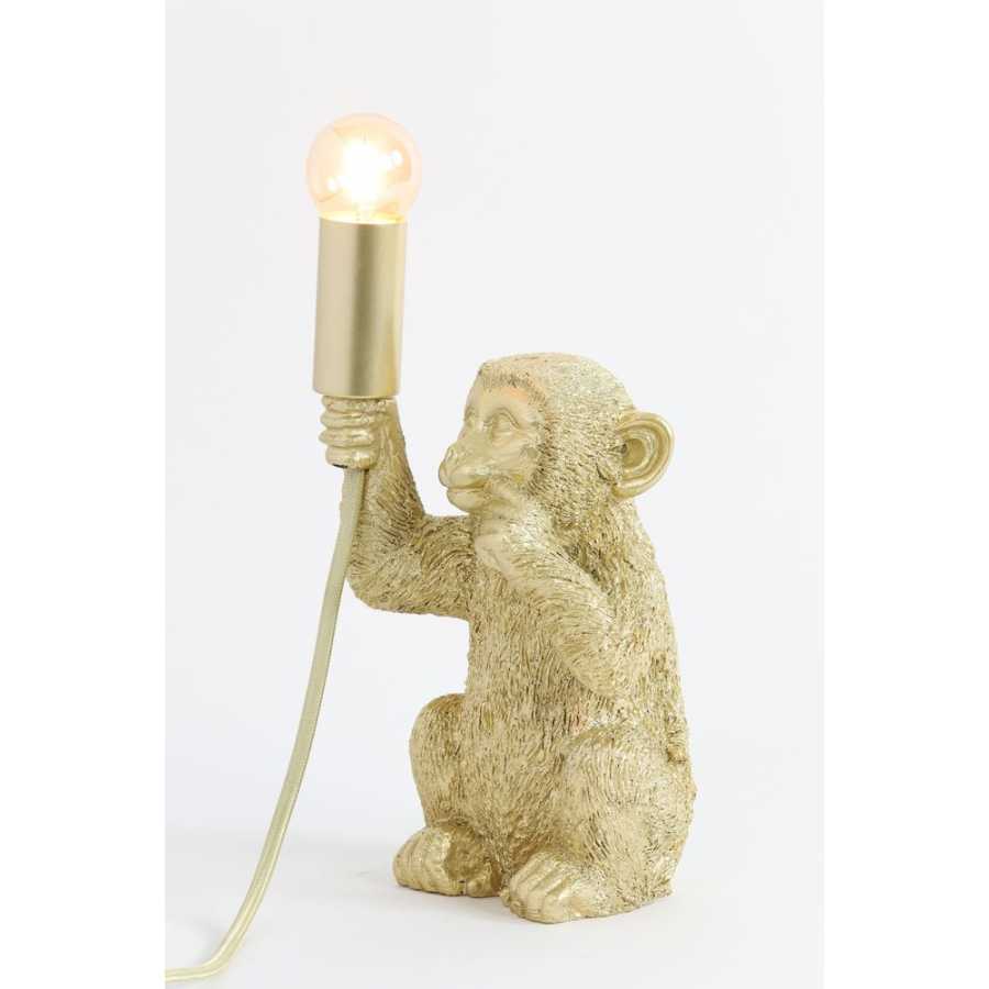 Light and Living Monkey Mini Table Lamp - Gold
