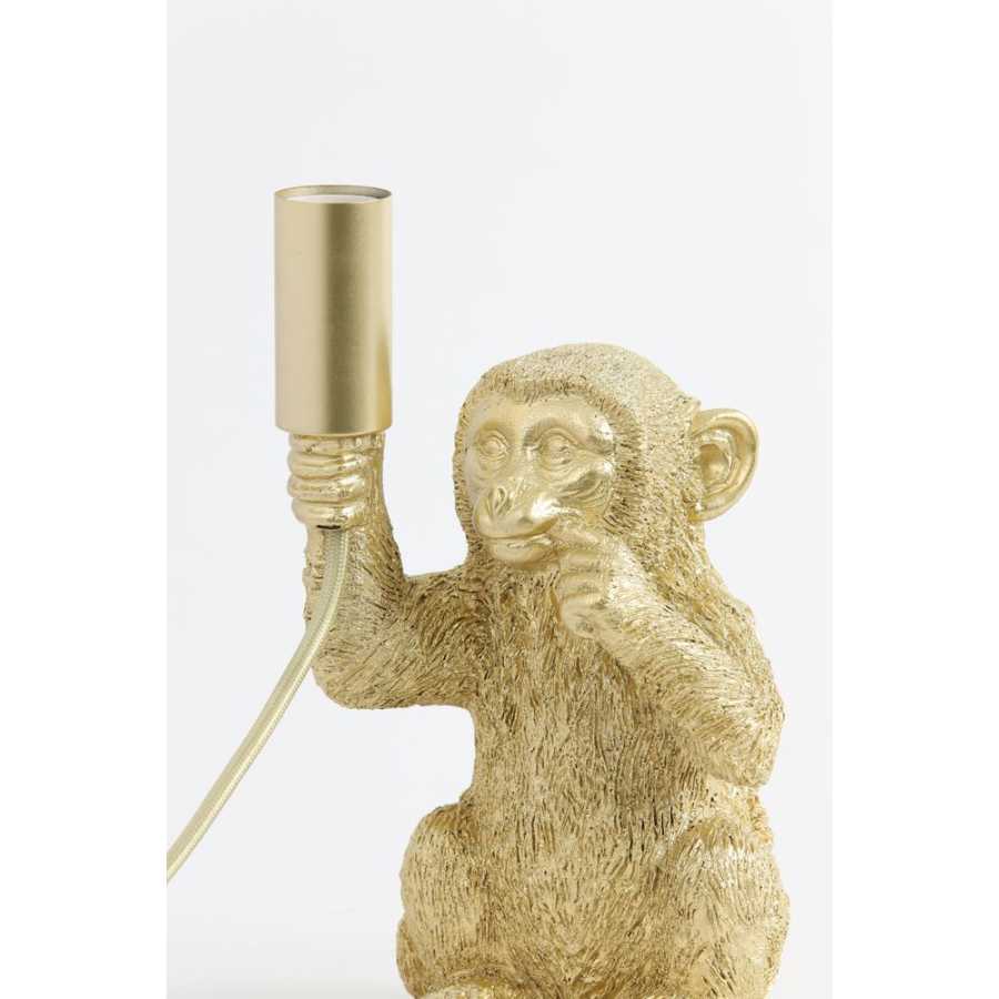 Light and Living Monkey Mini Table Lamp - Gold
