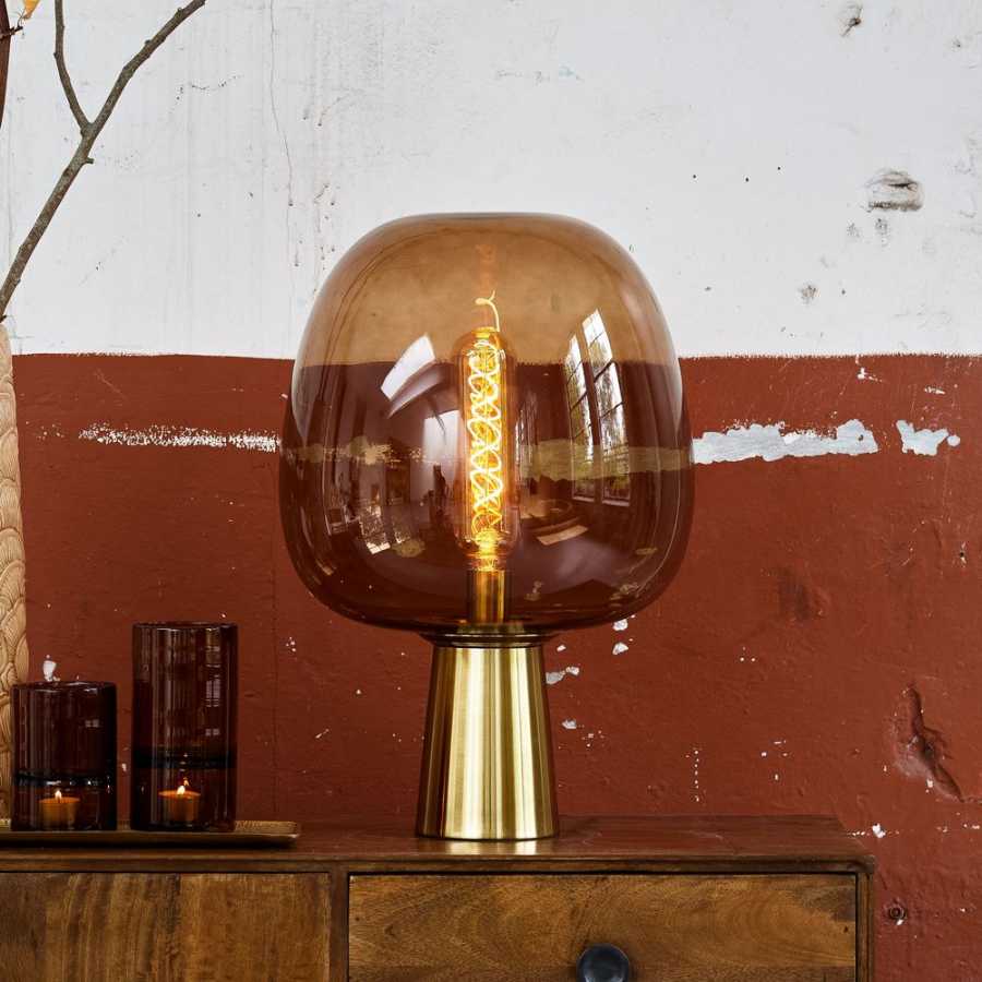 Light and Living Maysony Table Lamp - Brown - Small