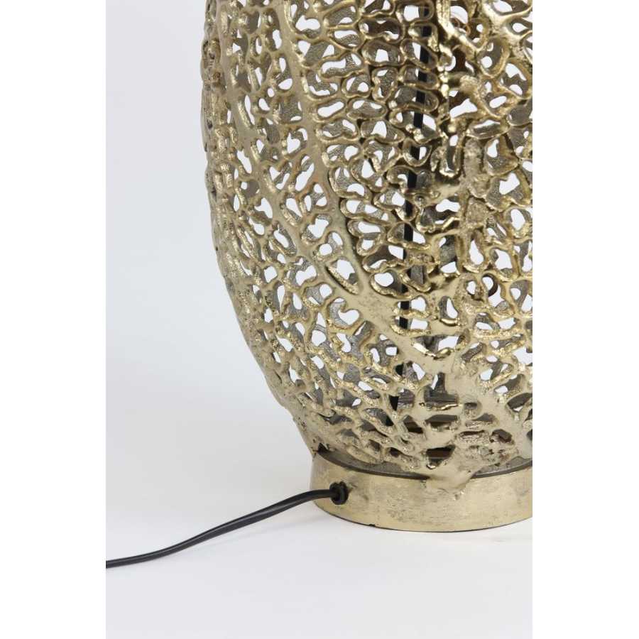 Light and Living Sinula Table Lamp - Gold - Small