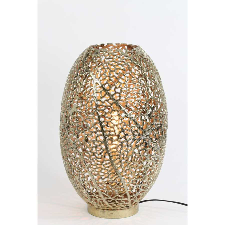 Light and Living Sinula Table Lamp - Gold - Large