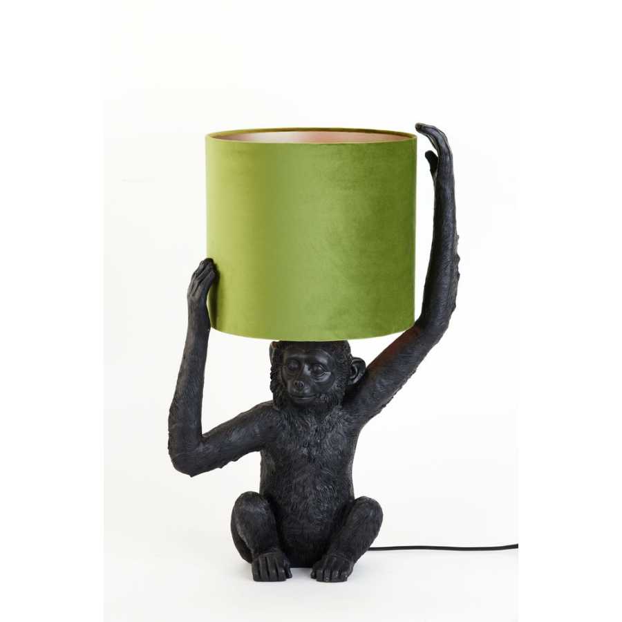 Light and Living Monkey Table Lamp - Green
