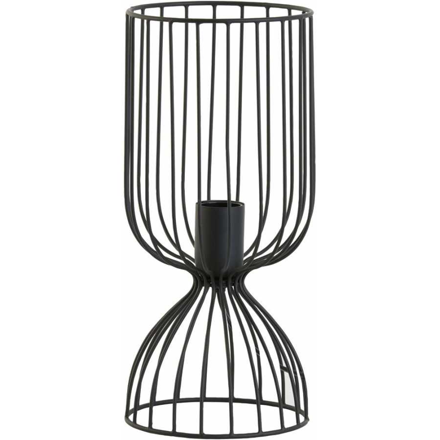 Light and Living Lazar Table Lamp - Black - Small