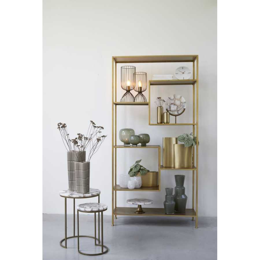 Light and Living Lazar Table Lamp - Bronze - Small & Medium