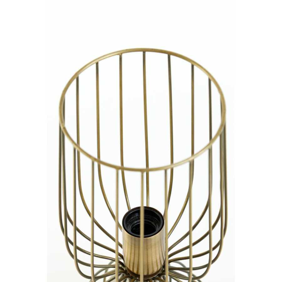 Light and Living Lazar Table Lamp - Bronze - Small