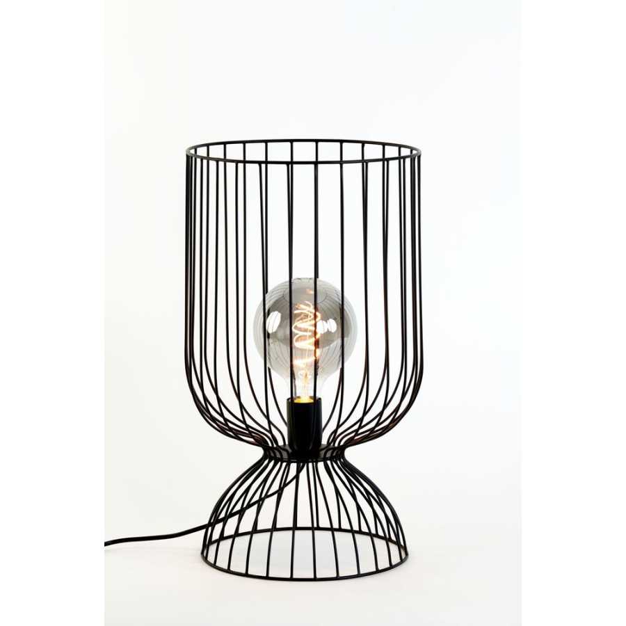 Light and Living Lazar Table Lamp - Black - Extra Large
