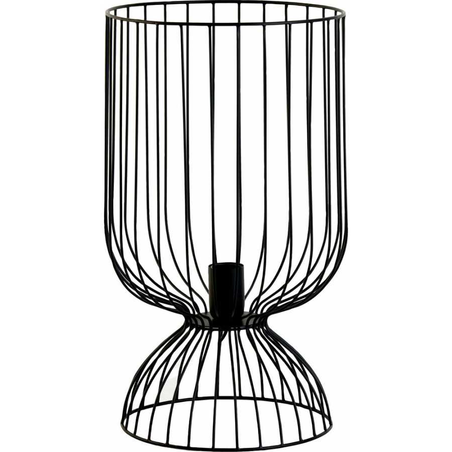 Light and Living Lazar Table Lamp - Black - Extra Large