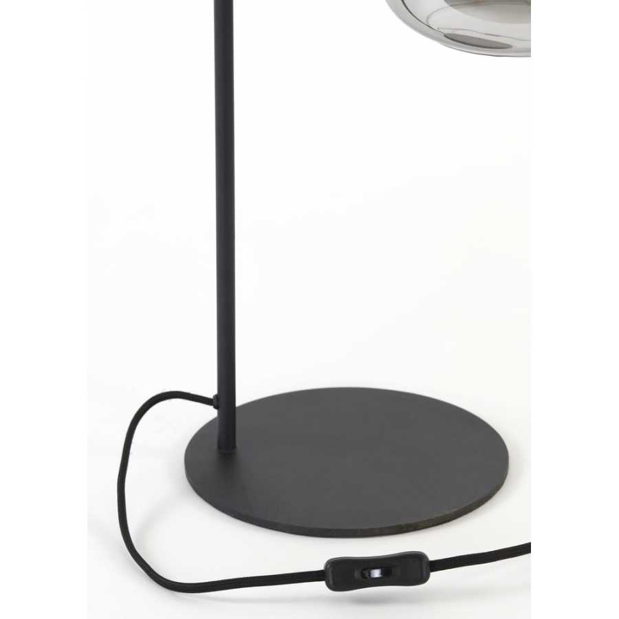 Light and Living Lekar Table Lamp - Grey