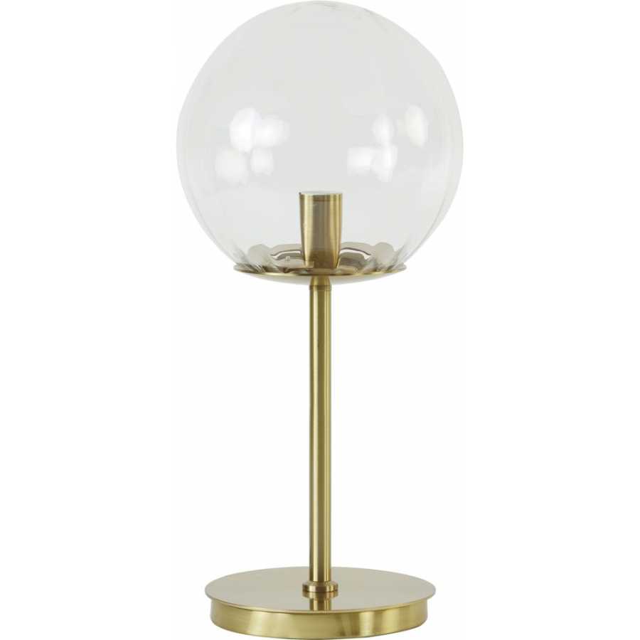 Light and Living Magdala Table Lamp - Clear - Small