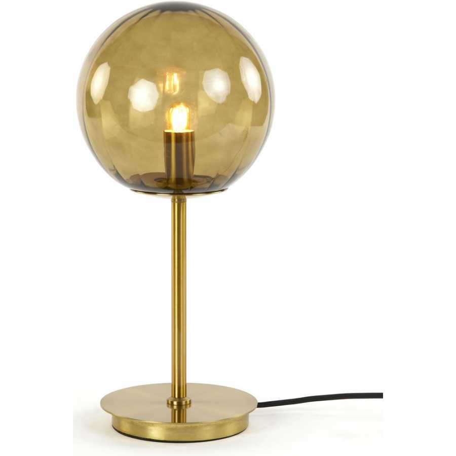 Light and Living Magdala Table Lamp - Brown - Small