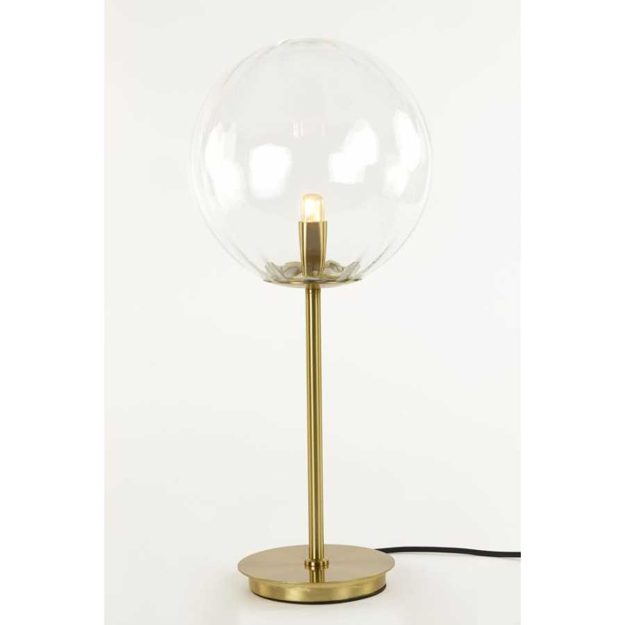 Light and Living Magdala Table Lamp - Clear - Large