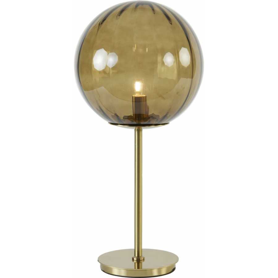 Light and Living Magdala Table Lamp - Brown - Large