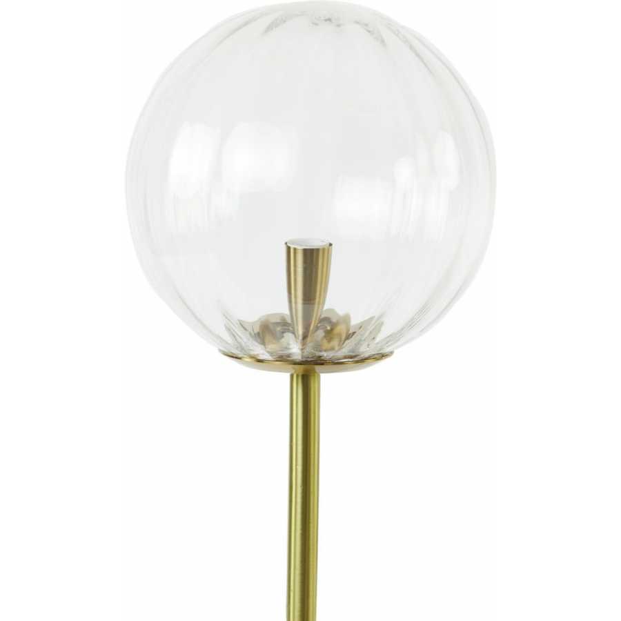 Light and Living Magdala 2 Table Lamp - Clear