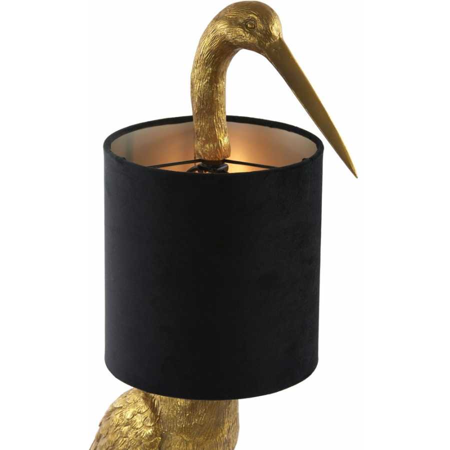 Light and Living Crane Table Lamp - Gold