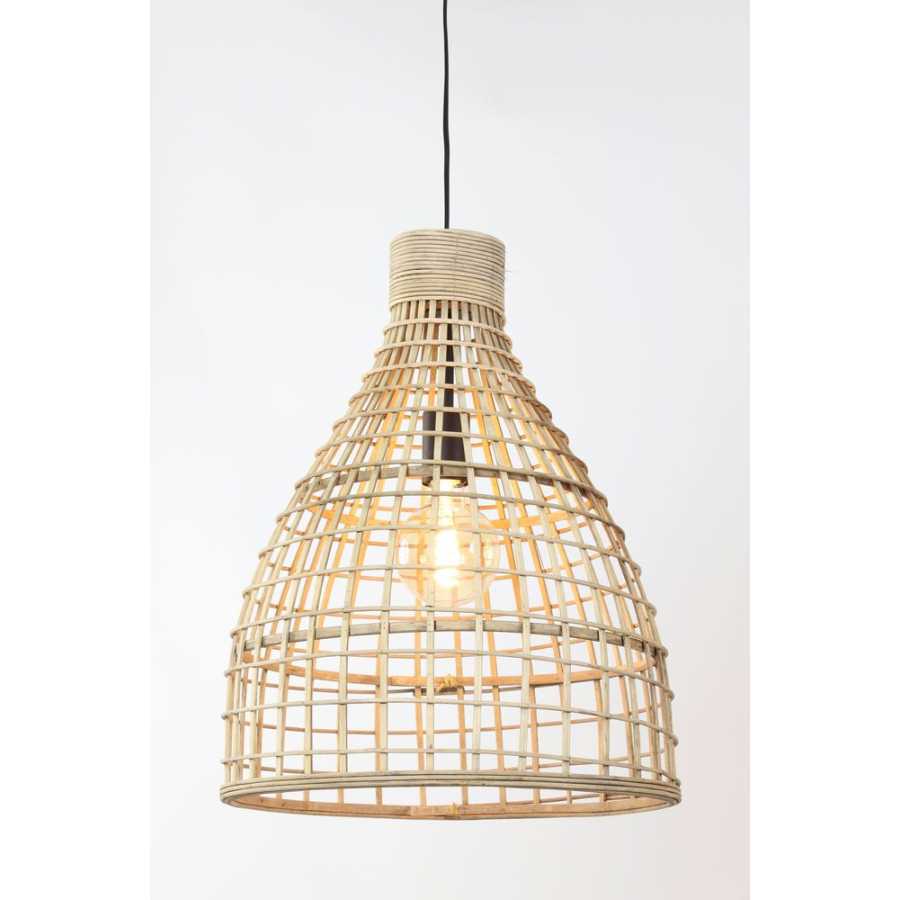 Light and Living Puerto Pendant Light - Natural - Large
