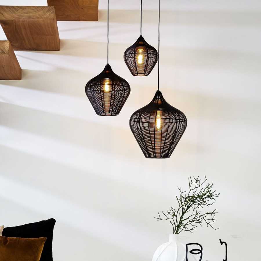 Light and Living Alvaro Pendant Light - Black