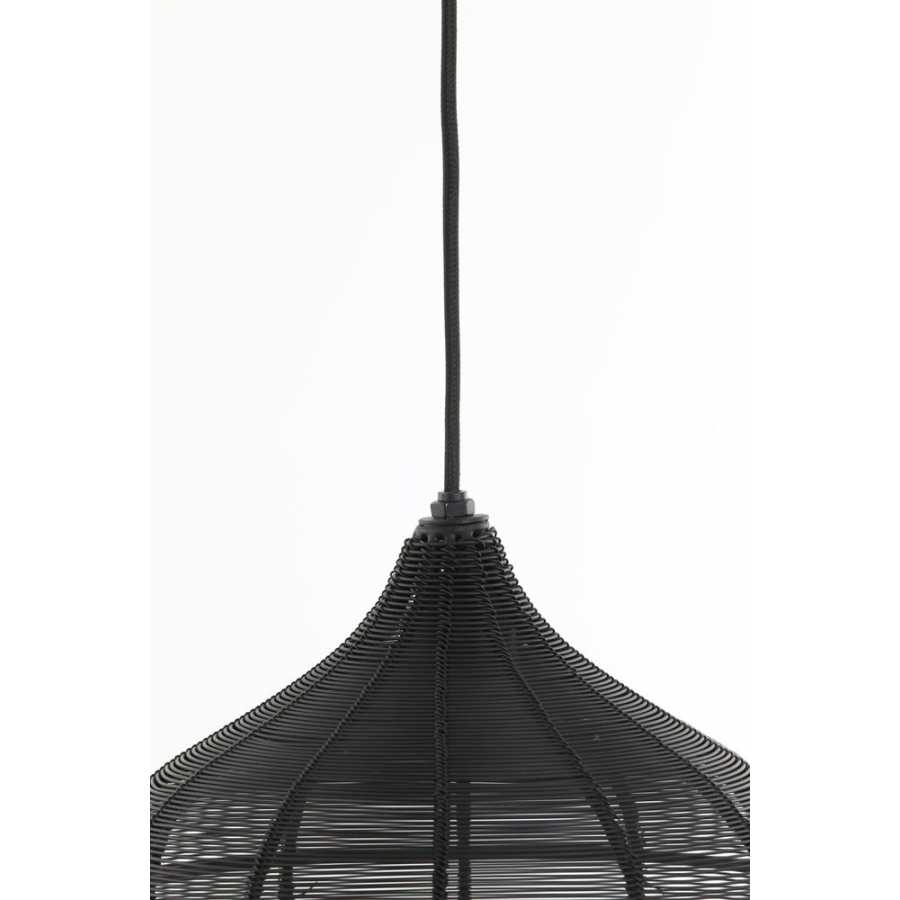 Light and Living Alvaro Pendant Light - Black - Medium