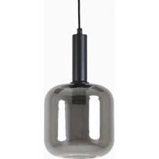 Light and Living Lekar Pendant Light - Black & Smoked