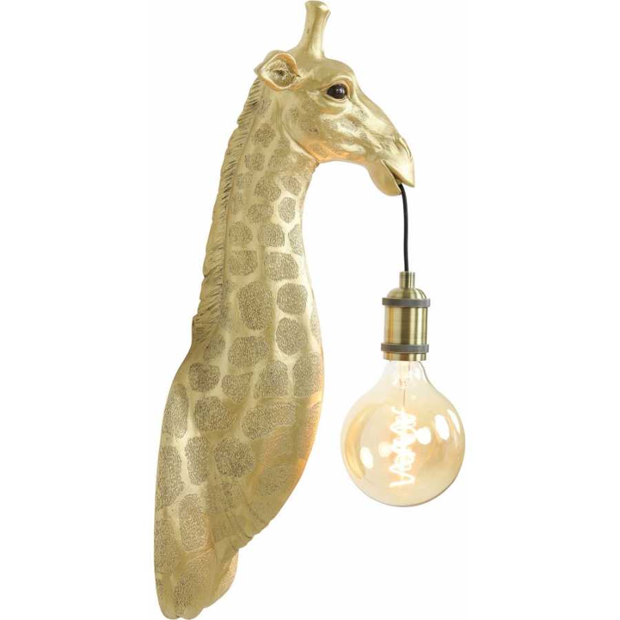 Light and Living Giraffe Wall Light - Gold