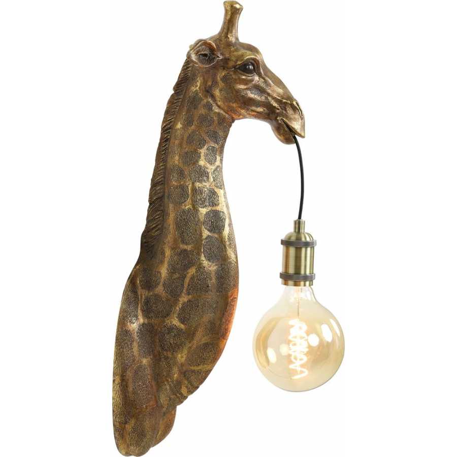 Light and Living Giraffe Wall Light - Bronze