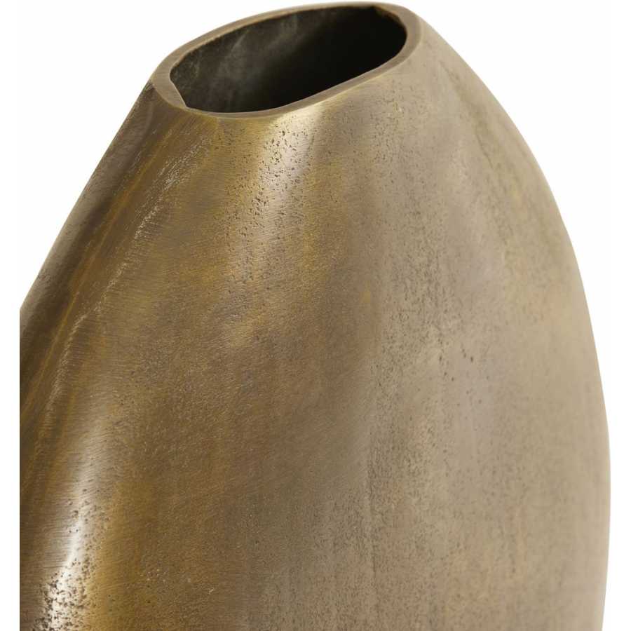Light and Living Positano Round Vase - Bronze - Small
