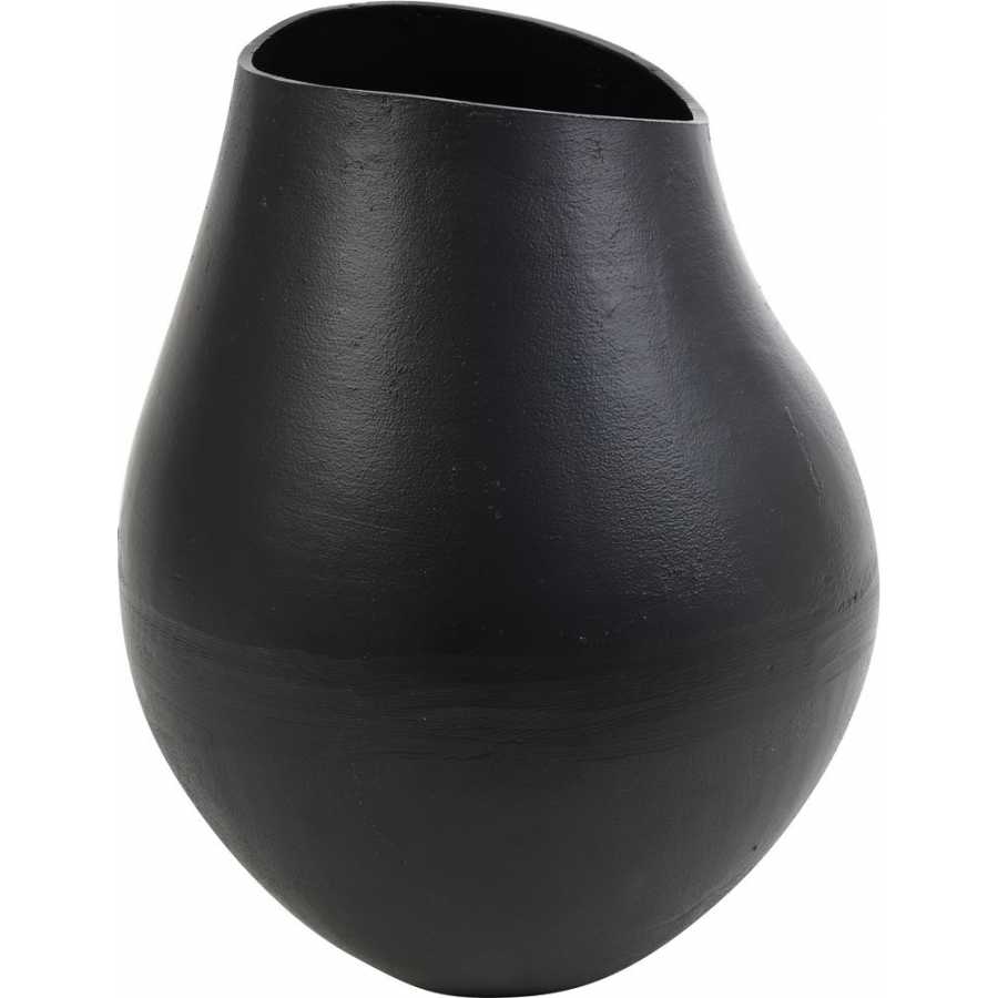Light and Living Breston Tall Vase - Matt Black