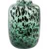 Light and Living Kobala Vase - Green & Black