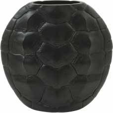 Light and Living Turtle Vase - Black